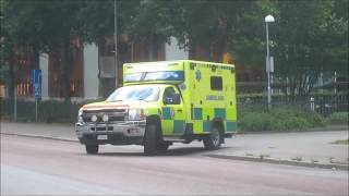 5x ambulans utryckningar i Uppsala [upl. by Routh]