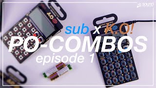 PO14 sub x PO33 KO  POCOMBOS Episode 1  Teenage Engineering Pocket Operator Combinations [upl. by Rodoeht]