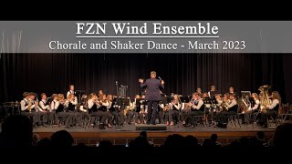 March 14 2023  FZN Wind Ensemble performs Chorale and Shaker Dance [upl. by Lawrence]