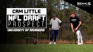 Cam Little  NFL Draft Prospect  Arkansas Kicker [upl. by Cherin]