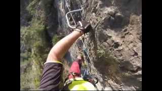 Ferrata Fuente Godalla  Enguera Valencia 260415 [upl. by Epuladaug33]