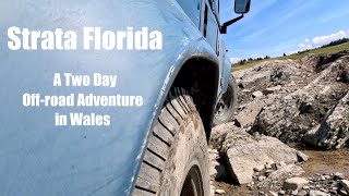 Two Day 4x4 Offroad Adventure in Wales Driving the Strata Florida Defender Camper Overlanding [upl. by Uol]