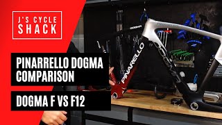 We compare the Pinarello Dogma F and F12 [upl. by Gamin52]