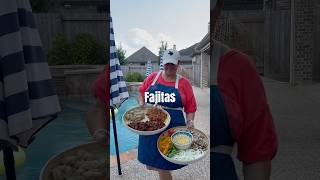 Easy Griddle recipe fajitas griddlerecipes campchef griddlecooking [upl. by Alyar510]