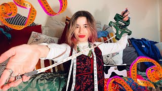 ASMR  measure u style u fiddle with u  very unpredictable tailor  chaotic personal attention [upl. by Staal]