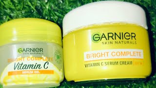 Garnier vitamin c serum cream and Garnier vitamin c Serum Gel Garnier vitamin c serum cream [upl. by Vita]