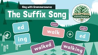 Spelling with Grammarsaurus  The Suffix Song [upl. by Samuele566]