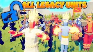 All Legacy Faction Unit Locations In 2024 For TABS Totally Accurate Battle Simulator [upl. by Cooper912]