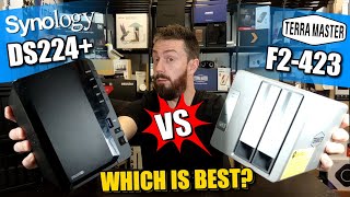 Synology DS224 vs Terramaster F2423 NAS Comparison [upl. by Oinotnanauj]