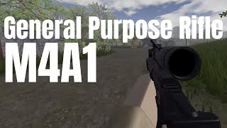 Americas General Purpose Rifle the M4A1  ROBLOX Deadline [upl. by Suzzy]