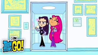 Blackfire Visits  Teen Titans GO  Cartoon Network [upl. by Annayram]