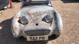 AUSTIN HEALEY FROGEYE SPRITE 1959 [upl. by Nalat]