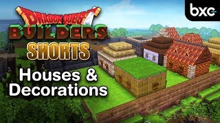 Types of Houses amp Decorations Ideas  Dragon Quest Builders 1 [upl. by Amaris756]