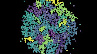 Growing quasicrystals from pentagons in a central gravity field [upl. by Manouch283]