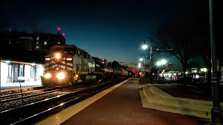 KCS 4542 quotGrey Ghostquot leads CP 253 in Bensenville 113024 [upl. by Chirlin]