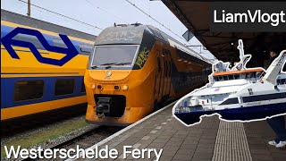 Met de trein naar Vlissingen en met de Westerschelde Ferry heen en terug [upl. by Ina]