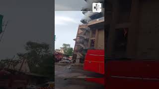 Delhi Fire breaks out in apartment in Rohini Area Fire later doused off by fire tenders [upl. by Asilanna]