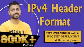 Lec53 IPv4 Header Format – All Fields Explained in Hindi  Computer Networks [upl. by Nahoj]