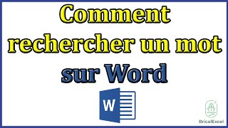 Comment rechercher un mot sur word [upl. by Armalla]