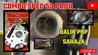 SPEC 53 PADU  EX5 DREAM SPEC 53MM RESEPI SPEC 53MM HONDA EX5 DREAM  WAVE100 [upl. by Hepzi]