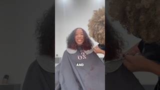 REZO CUT AND CURLY HAIR TRANSFORMATION shorts youtubeshorts curlyhair [upl. by Ivar]