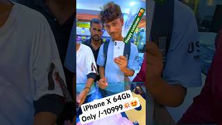 iPhone x only  10999 Happy customer 💥❤️ freegift shortsviral iphonedeals [upl. by Erik]