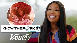 Does SZA Know Her Lyrics From Her Biggest Songs [upl. by Submuloc]