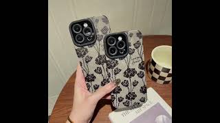 Soft TPU Full Screen Rose Pattern for Apple iPhone Case from 7 to 16 Pro Max [upl. by Johnsten]