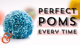 How to Make a PERFECT POM POM Every Time [upl. by Lamrouex]