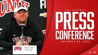 UNLV Football Press Conference  November 20 2023 [upl. by Attenauq922]