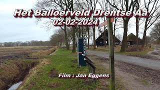 Het Balloërveld Drentse Aa 02 02 2024 [upl. by Roanna]