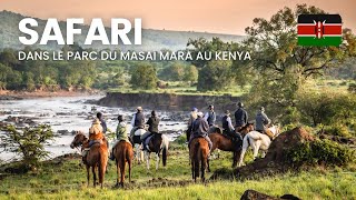 ✈️🌎 KENYA  Safari à cheval au Kenya dans le Parc du Masaï Mara [upl. by Lahcear]