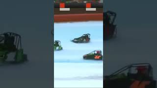 Micro Racing on Ice 👀 600cc Snowmobiles at the World Championship Snowmobile Derby [upl. by Lian594]