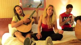 Treasure by Bruno Mars Acoustic Cover by Electric Blonde and Lynzie Kent [upl. by Yziar]