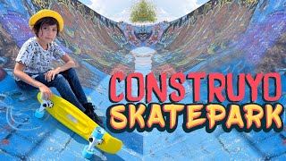 CONSTRUYO Pista de SKATE en mi Casa [upl. by Nylodnewg]