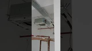 Vrv ac installation airconditioner Mitsubishi airconditioningsystem [upl. by Aianat]