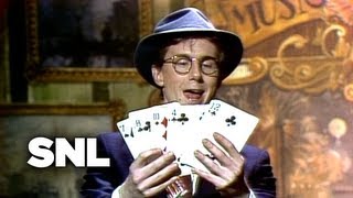 Guest Performer Harry Anderson Card Trick  Saturday Night Live [upl. by Constanta654]