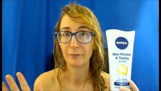 Review of Nivea Skin Firming amp Toning Gel Cream [upl. by Ynittirb]