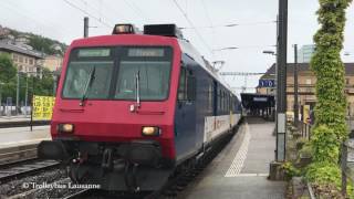 RBDe 562 0034 en gare de Neuchâtel le 19052017 [upl. by Auj289]