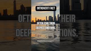 Introvert Fact 114  The effect songs have on introverts [upl. by Rozina]