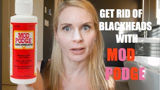 Beauty Hack SO GOOD OR NO GOOD MOD PODGE Pore Strip  skip2mylou [upl. by Analle337]