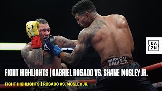 FIGHT HIGHLIGHTS  Gabriel Rosado vs Shane Mosley Jr [upl. by Nuhs]