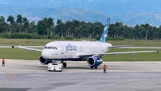 UNA MAÑANA CON LOS AVIONES DE JETBLUE EN EL AEROPUERTO INTERNACIONAL DEL CIBAO  Aviation [upl. by Leba]