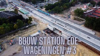 Bouw station EdeWageningen 3  Drone video 4K [upl. by Nikaniki]