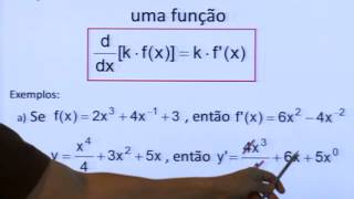 Reforço Cálculo I  REGRAS DE DERIVAÇÃO com o Prof Marcelio Adriano Diogo [upl. by Baseler979]