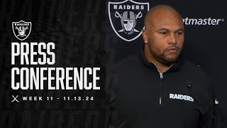 Coach Pierce ‘Everything That’s Behind Us Is Behind Us I’m Looking Forward’  Raiders  NFL [upl. by Lorinda]