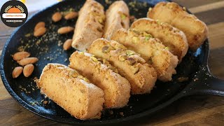 Almond Flour Biscotti Recipe 100 Gluten Free  Almond Cake Rusk [upl. by Lahcar]