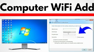 Computer Me WiFi Add Kaise Kare  Computer Me Network Kaise Connect Kare [upl. by Feldman69]