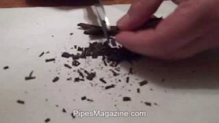 Flake Pipe Tobacco Cube Cut Method  PipesMagazinecom [upl. by Leamhsi]