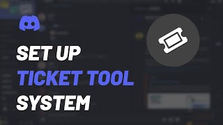 How to Setup Ticket Tool in your Discord Server 2024 Method [upl. by Ylnevaeh]